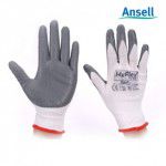 Free-Shipping-Ansell-11-800-gloves-nitrilobutadien-slip-resistant-glue-coating-wear-resistant-work-gloves