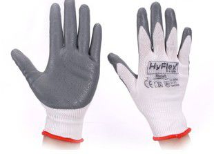 Free-Shipping-Ansell-11-800-gloves-nitrilobutadien-slip-resistant-glue-coating-wear-resistant-work-gloves