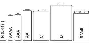 sizes alkaline batteries
